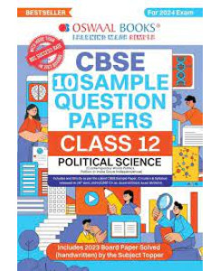 CBSE Sample Question Papers Class 12 Political Science Book (For Board Exams 2024)